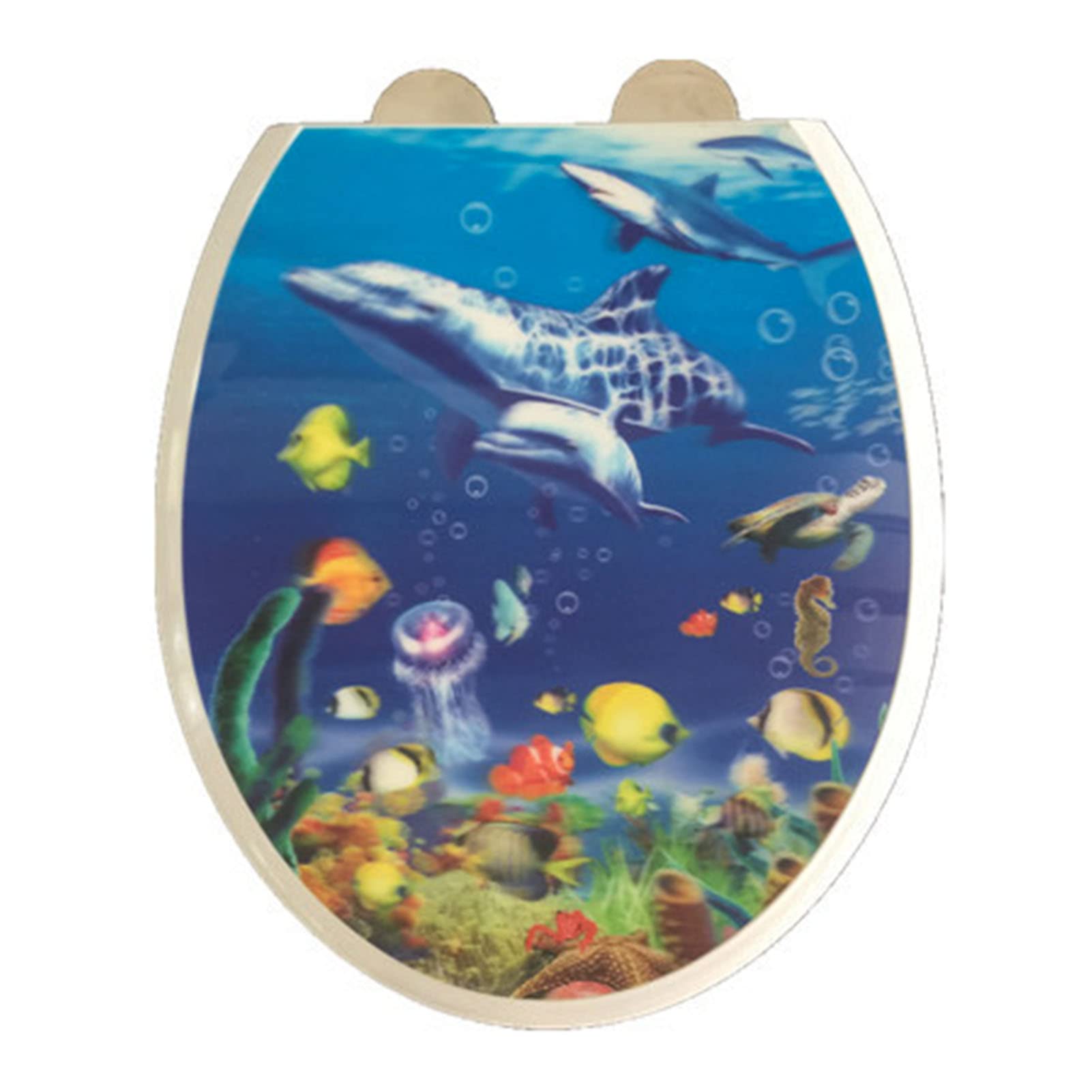 Universal Toilet seat, pp Quiet Close Quick Release Hinges, Easy to Install Clean, fits o/u/v-Shape, Hinges, seat, Quiet, Release, Universal, Close, Toilet, Quick