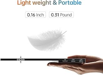 VILVA 13.3 1080P FHD OLED Portable Monitor for Laptop/PC/Mac/Phone/Xbox Switch/PS4