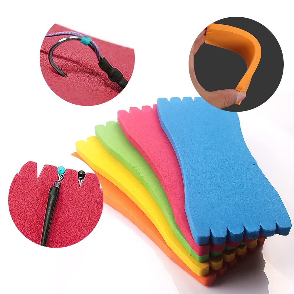 Tablero Pesca Espuma, Tablero Línea Bobinado Pesca, Carretes de Espuma para Pescar, Bobinas de Espuma Pesca, Bobinadoras de Línea de Pesca con Placa de Espuma, Sostener la Línea de Pesca, 20 piezas