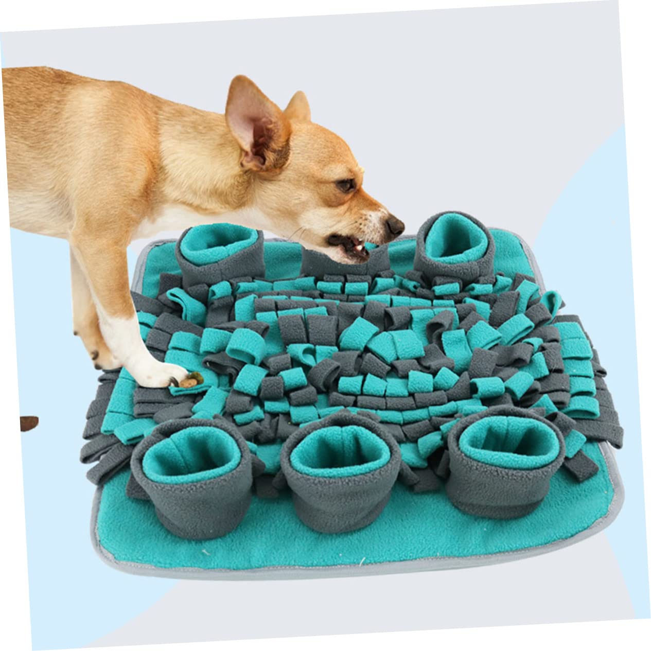 Tapis À Renifler Doux pour Chien Tapis À Renifler Doux pour Animal De Compagnie Tapis De Sol pour Animal De Compagnie Fonction Dalimentation Lente