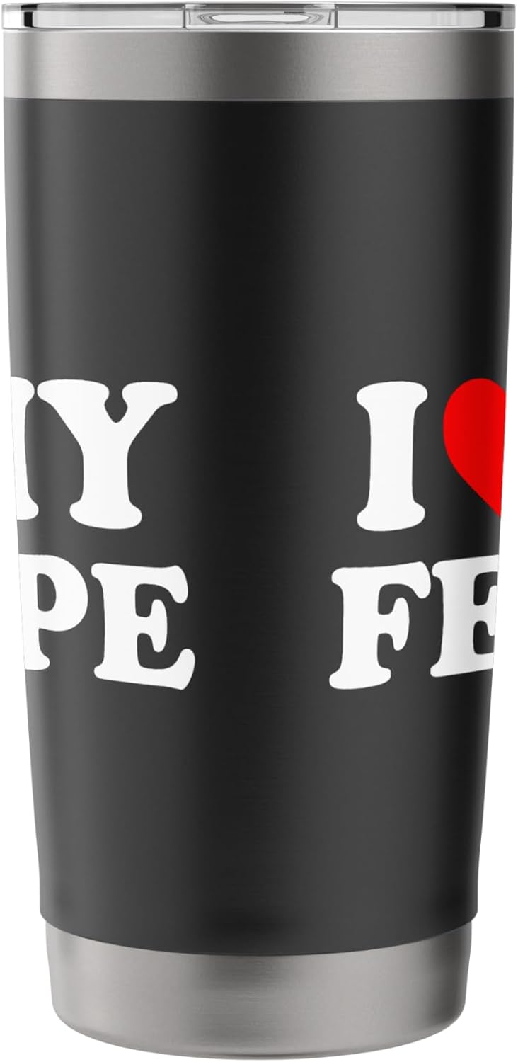 I Love My Felipe Stainless Steel Insulated Tumbler - Image 4