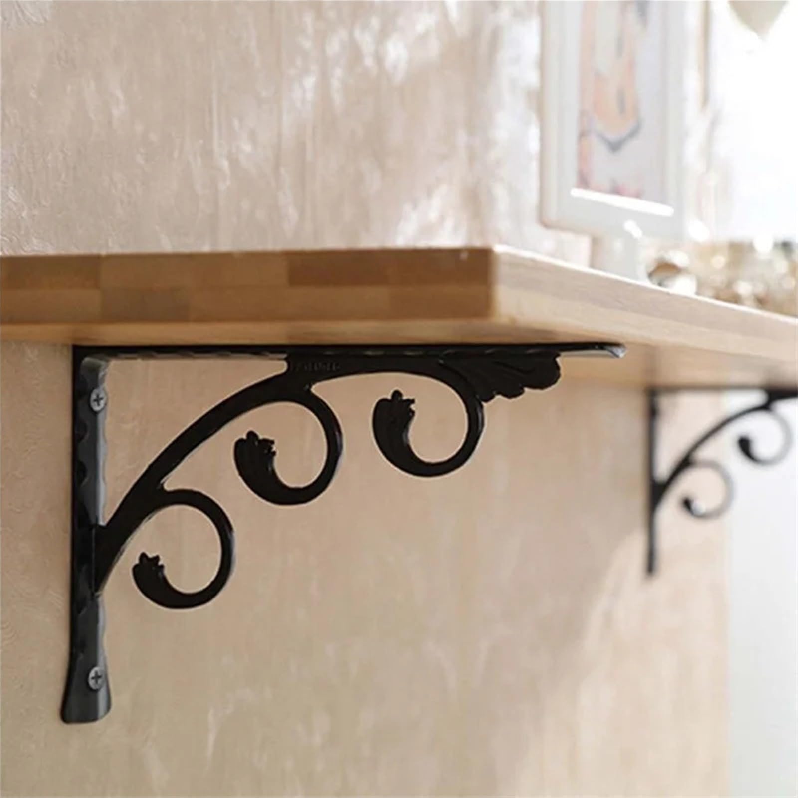 Staffe Metalliche 1 paio di staffe for mensole galleggianti in metallo ad angolo retto montate a parete for spazio librerie da banco lavoro tavolo fai te