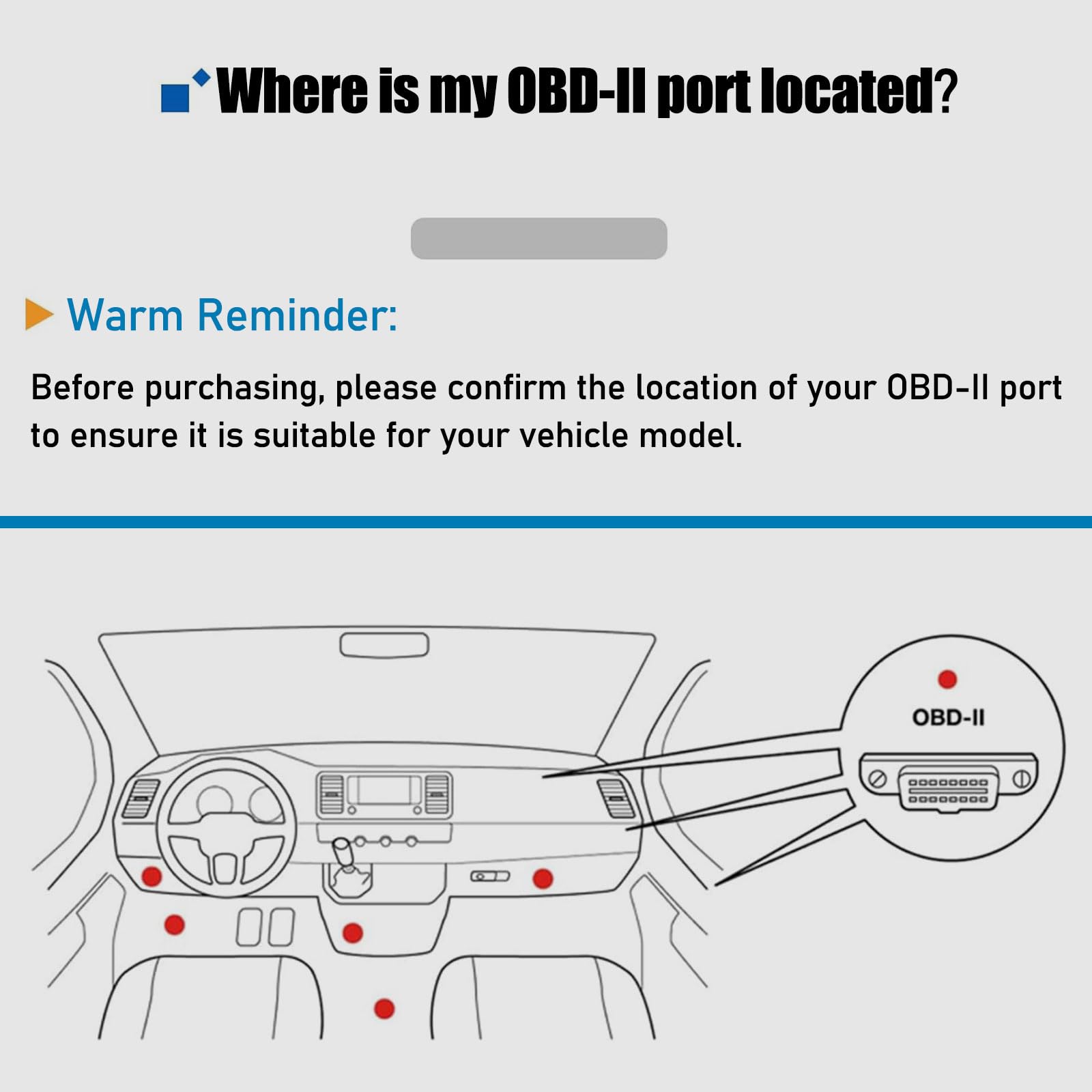 LAUNCH Creader 300 Valigia Diagnostica OBD2 – Lettore Codici Motore Completo. Strumento Scan OBD-II con Display Color 1.7", Test Batteria e Dati in Tempo Reale. Plug & Play per Tutti i Veicoli OBD2
