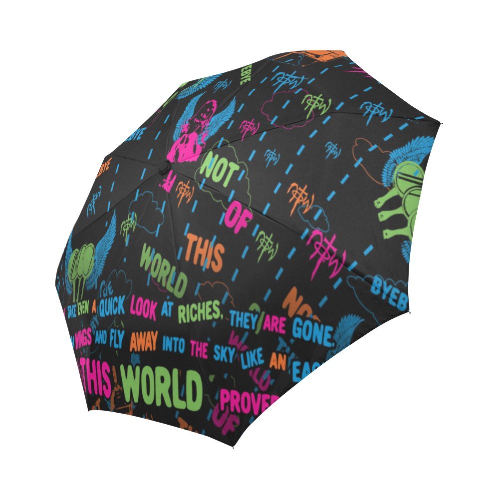 Christian Bible Verse Automatic Foldable Umbrella