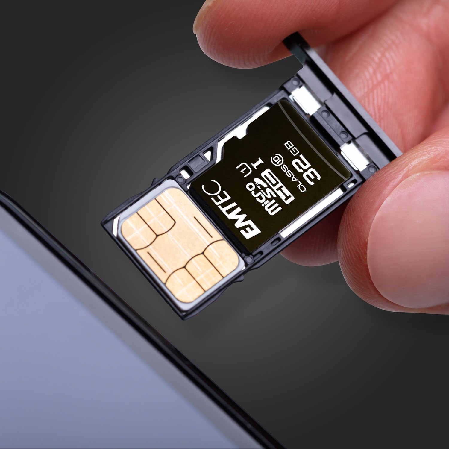 EMTEC - Lot de 10 Cartes microSD 32 Go EliteGold UHS-I U1 - Plastique et Composants - Vitesse de Lecture 85MB/s - pour Smartphone, Tablette et Appareils Photo - avec Adaptateur SD - Noir