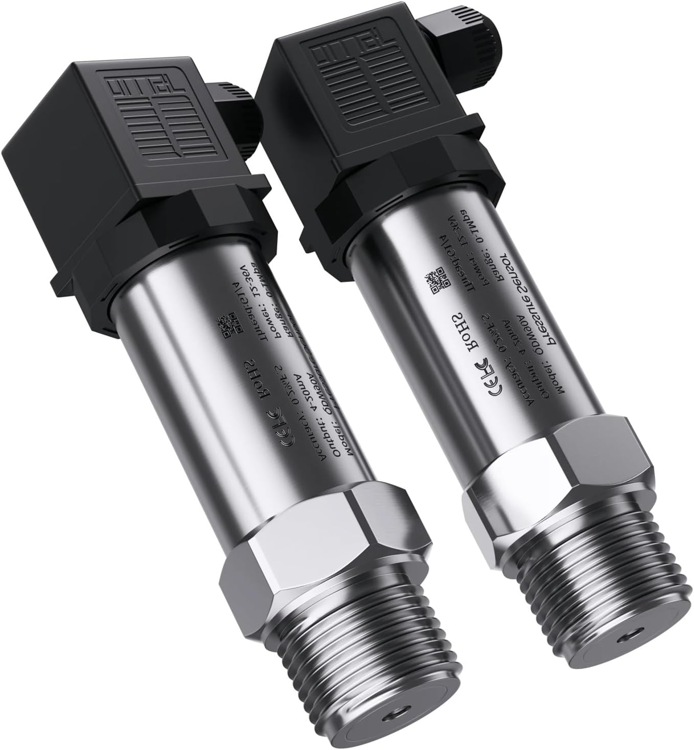 Water Fuel Diesel Pressure Transducer Output 4-20mA RS485 0-10V 0-5V 1-5V 0.5-4.5V 0-3.3V Pressure Sensor 10kPa 1.6Mpa 100psi(0-0.1Mpa)