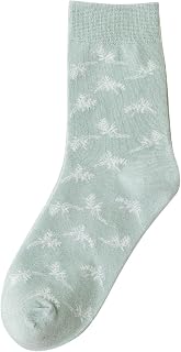 QWUVEDS Women's Medium Tube Socks Autumn Winter Sen Girls' Polka Dot Checkered Socks Cartoon Socks Women's Trainers Comfortable Leisure Socks for Men and Women