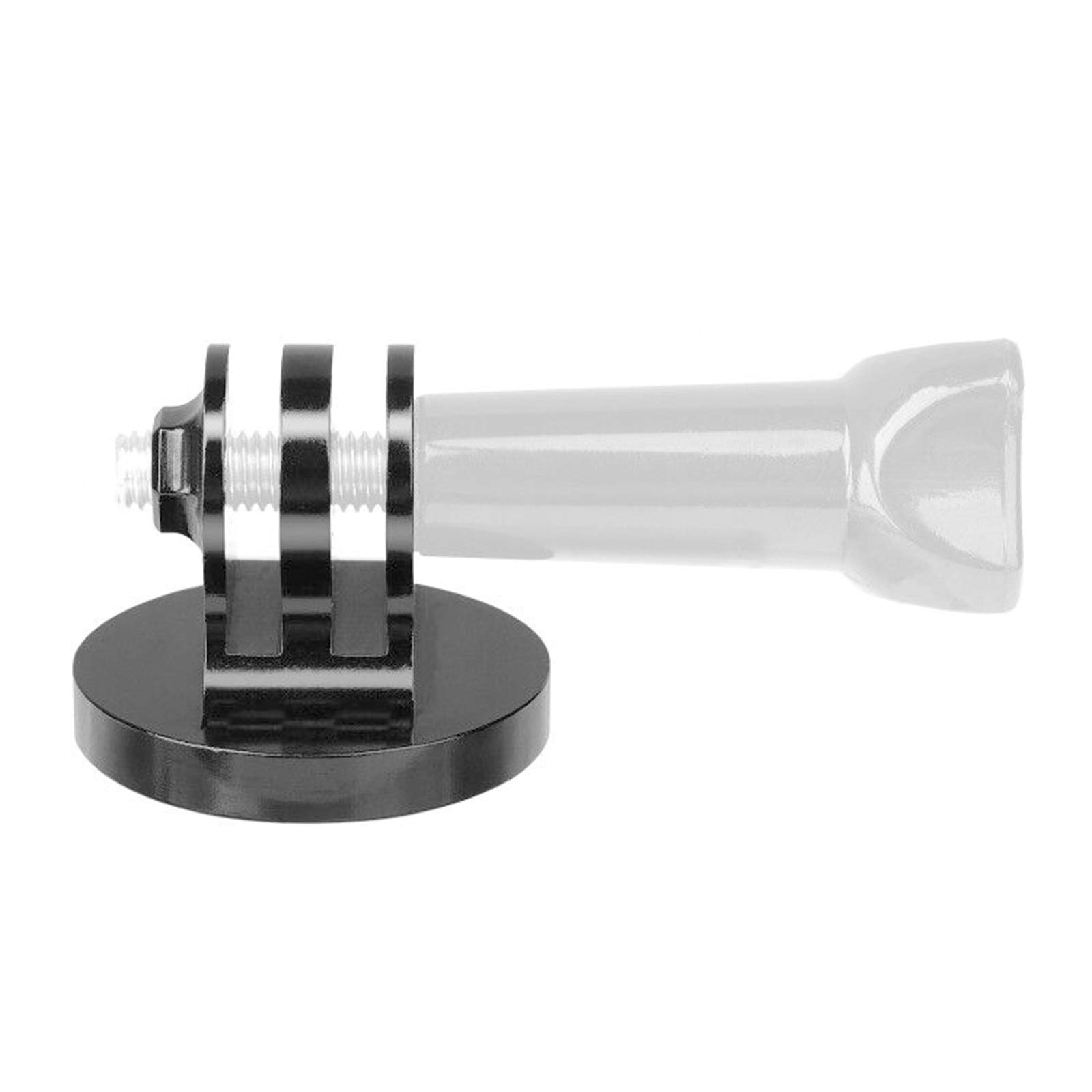 Adaptador de Montura Trípode Aluminio 1/4-20 Soporte Accesorio Cámara Compatible con Gopro Hero 8, 7, 6, 5, 4, 3+, 3, 2, 1, DJI OSMO Action y Más - 2 Pack