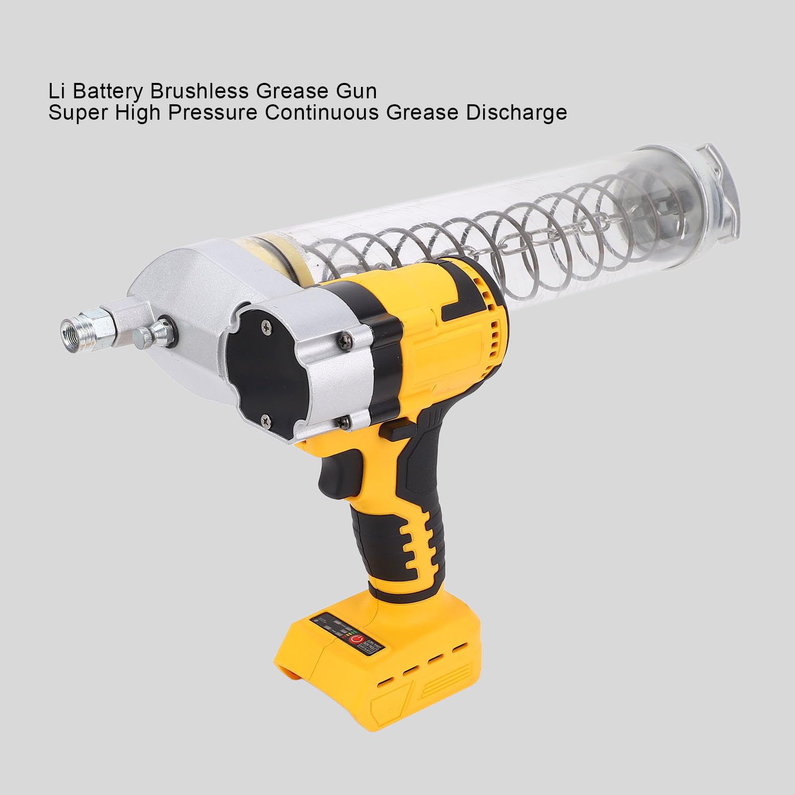 Pistola a Grasso a Batteria, 12000psi Pressione Massima, per Batterie Agli Ioni di Litio Serie 20V con Luce LED Super Brillante, Tubo Lungo 39,4, Portata Massima di 170 G/min