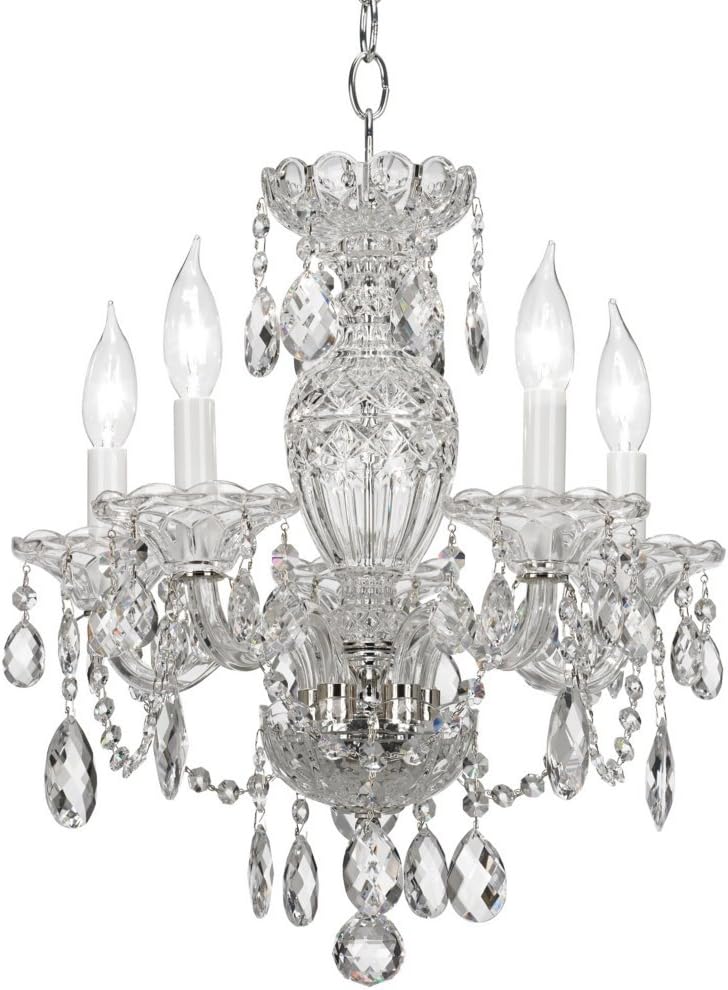 Schonbek Sterling 12 Light 29in x 38in Chandelier in Silver with Clear Heritage Hand-Cut Crystal