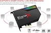 CREATIVE Sound Blaster PCIe Gaming Sound Card and DAC with Dolby Digital and DTS, Xamp Discrete Headphone Bi-amp, Up to 122dB SNR, RGB Lighting System, SB1740, Black