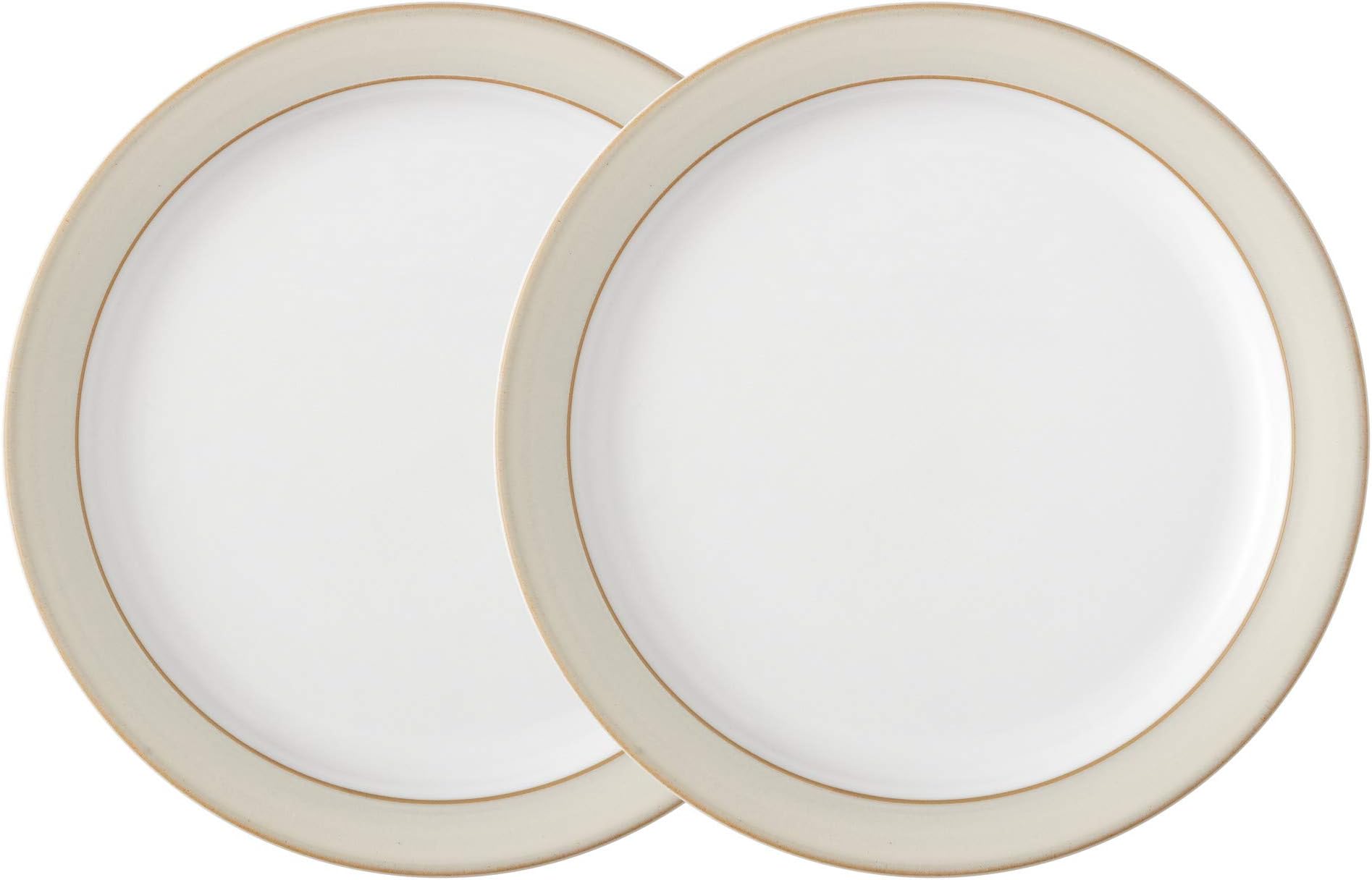 Denby Linen 2 Piece Small Plate Set