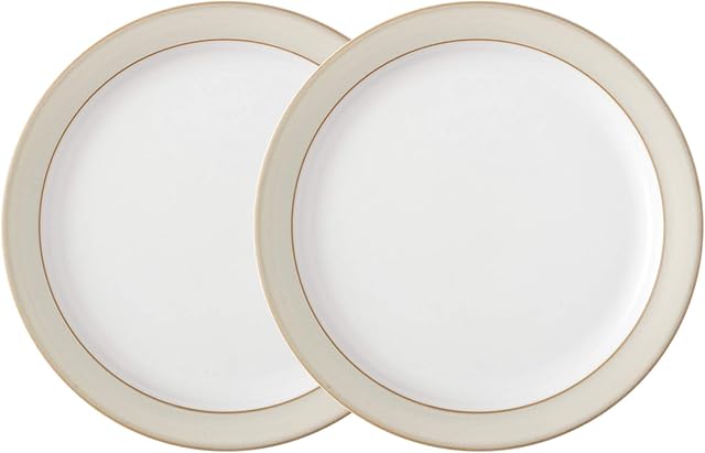 Denby 16048803 Linen 2 Piece Small Plate Set