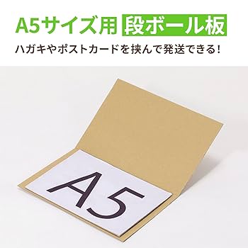 スマートレター100枚　Ｄ Amazon | アースダンボール 段ボール 厚紙 A5 スマートレター