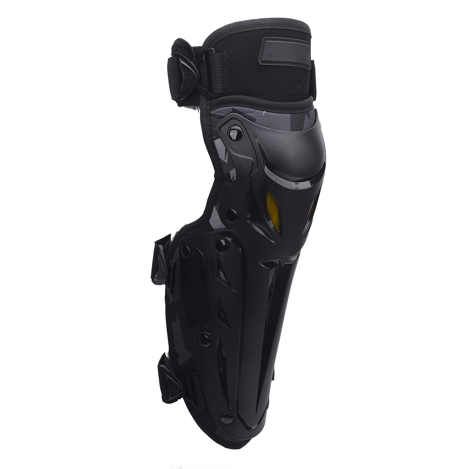 Protège-tibias de Genou de Moto, équipement de Protection de Genou de Moto, Mousse Tampon en Coque PP pour Dirtbike pour le Ski et le Cyclisme (multicolore)