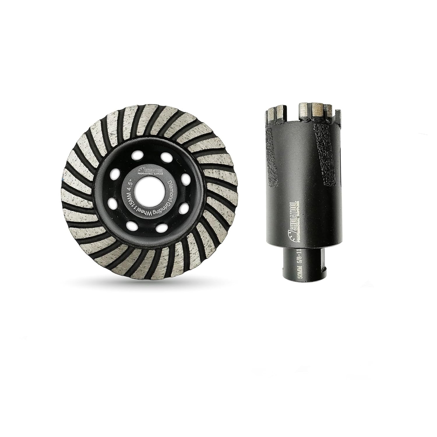 SHDIATOOL Diamond Core Drill Bits for Hard Stone Concrete Marble Granite Brick Dry or Wet Hole Saws