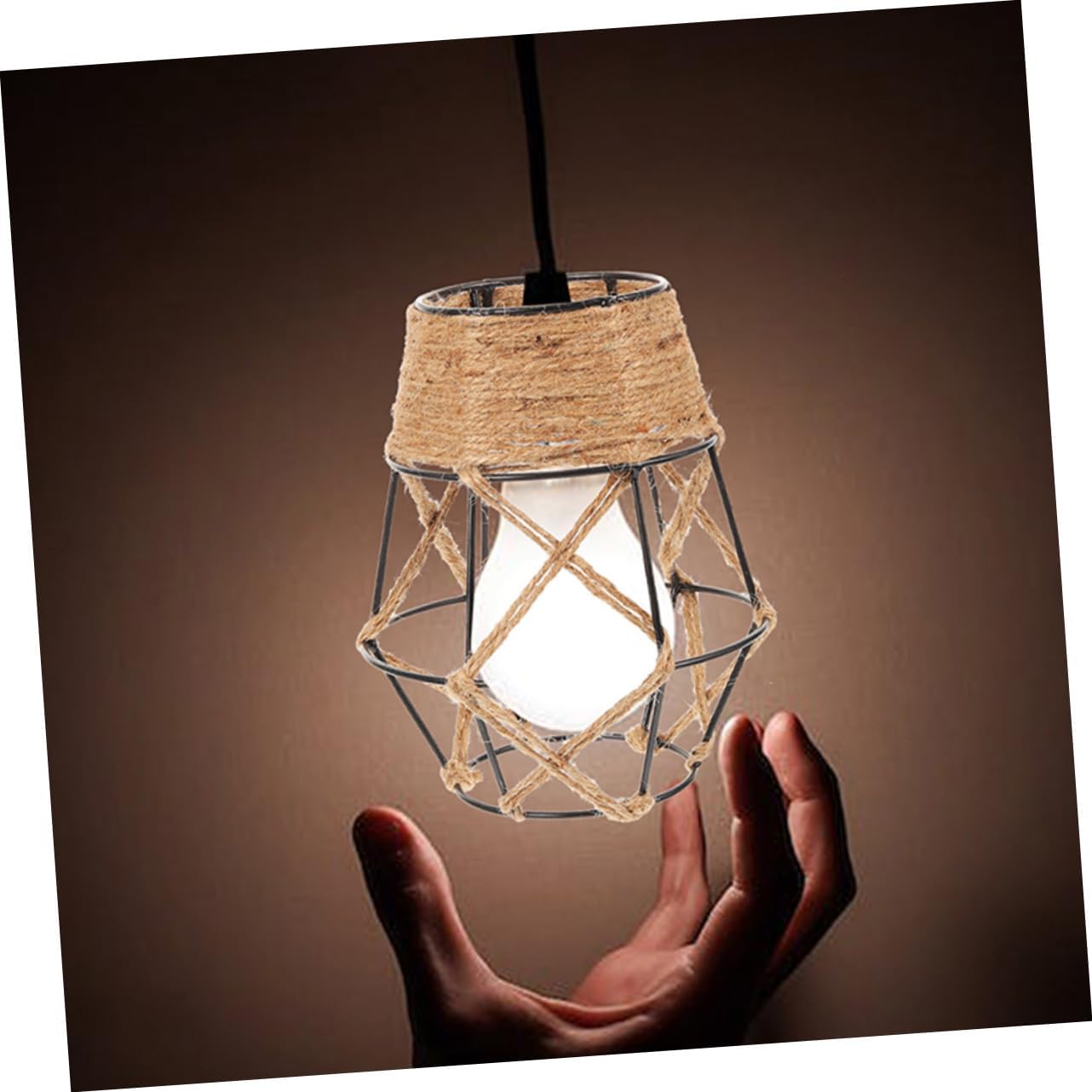 jojofuny 2pcs Boho Ceiling Decor Pendant Lamp Shade Retro Lampshade Hanging Lamp