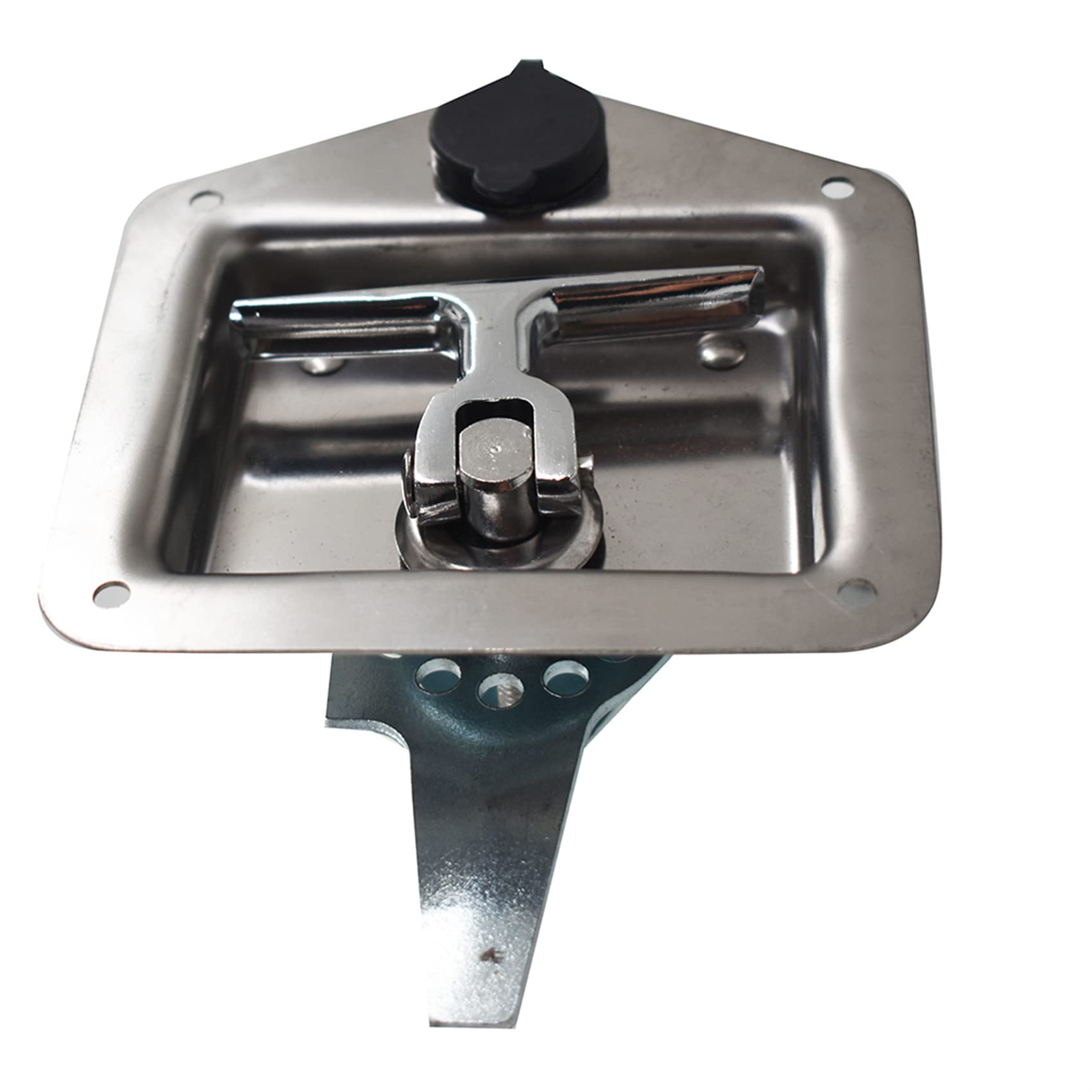 Cerradura De Acero Inoxidable Para Remolque O Camión: Incluye 2 Llaves, Tamaño 10x14 Cm - Para Cajas De Herramientas, Caravanas, Furgonetas