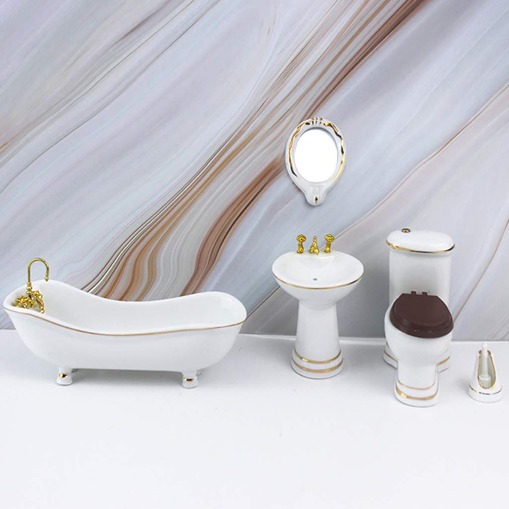 diy miniature dollhouse toilet