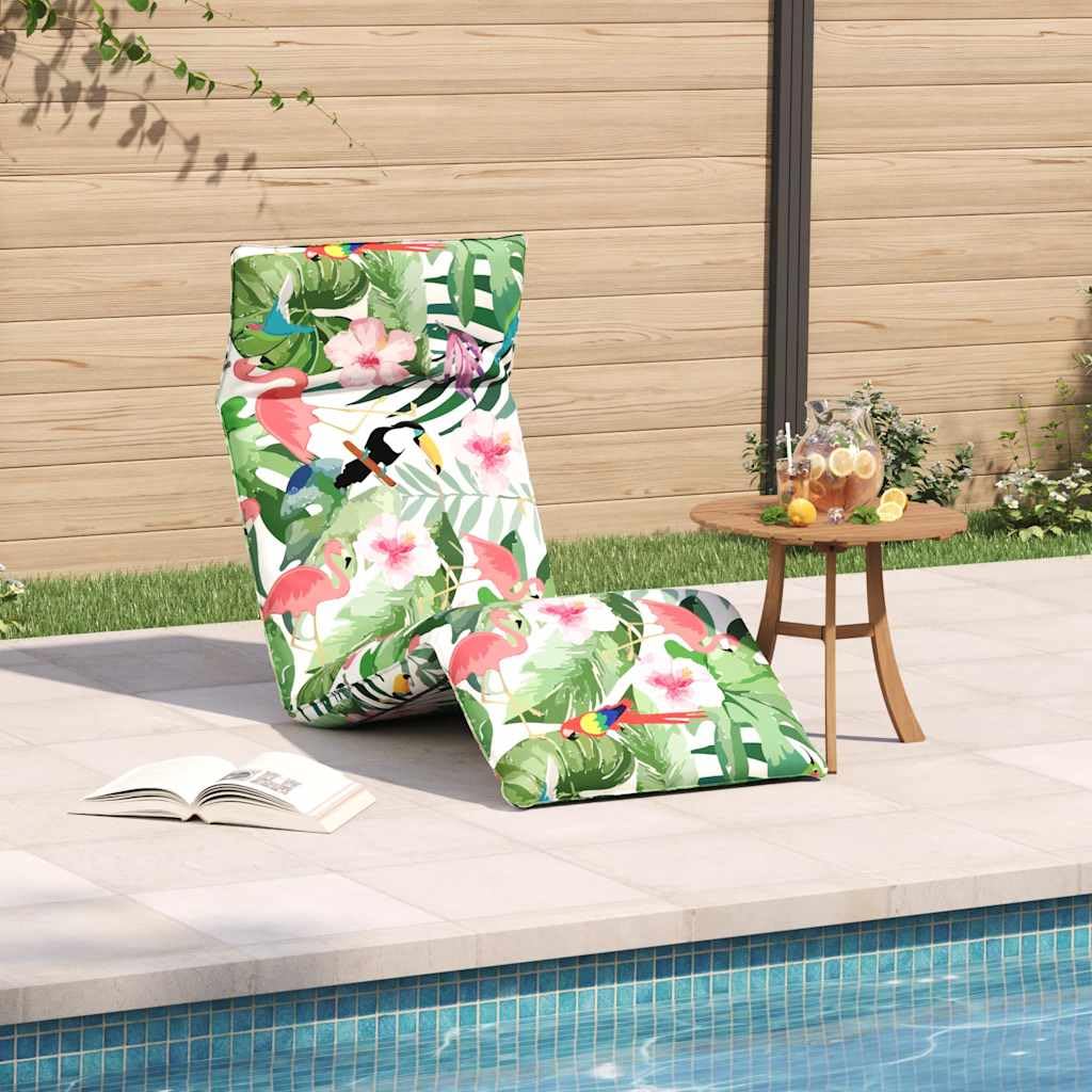 Tumbona plegable multicolor 175 x 54 x 8,5 cm, tela Oxford, ajustable en 5 direcciones, repelente al agua, para jardín, playa, piscina, silla de relajación, silla de gravedad cero interior