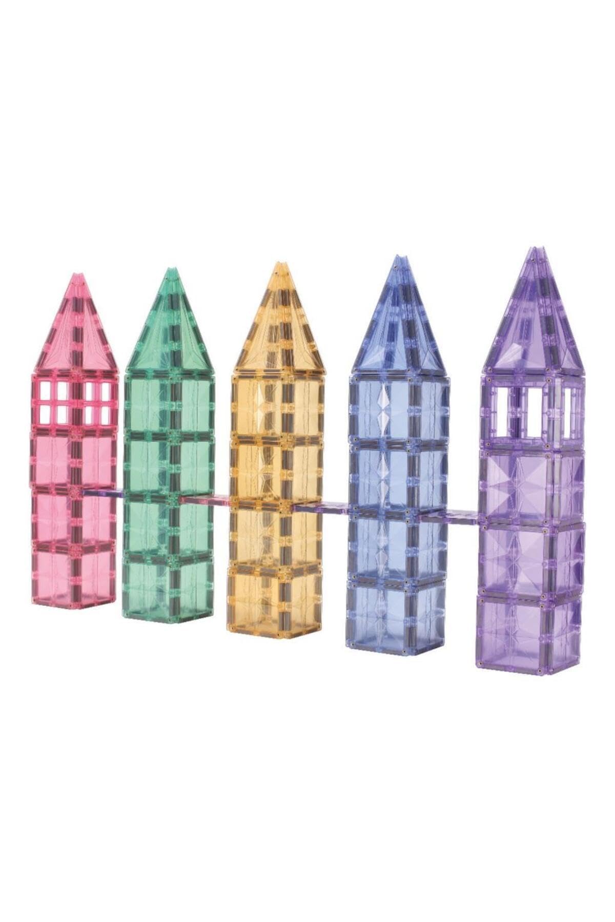 Mega-Kreativ-Bausatz in Pastellfarben 210 Teile großes Set, langlebiges Magnetspielzeug, abwechslungsreiche Formen, Robustes Lernspielzeug, erweiterbare Sets, für Kinder ab 3 Jahren
