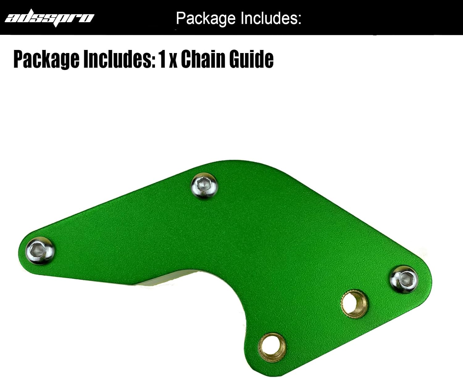 Motorcycle Aluminum with Plastic Chain Guard Guide Protector Chain Roller Replacement for TTR SSR XR CRF KLX 50 70 110 125 140 150 160cc Pit Dirt Bike ATV Motorbike Motocross (Green)