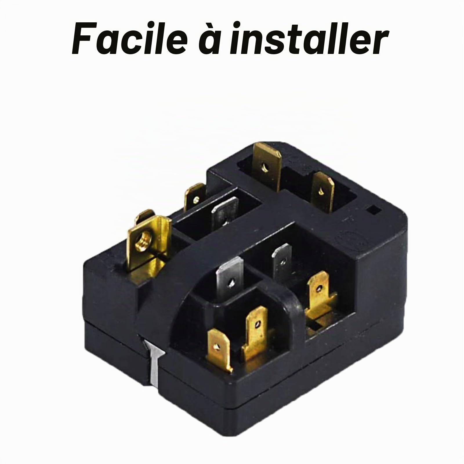 T&F Relais de démarrage PTC pour réfrigérateur - 3 broches Protection thermique