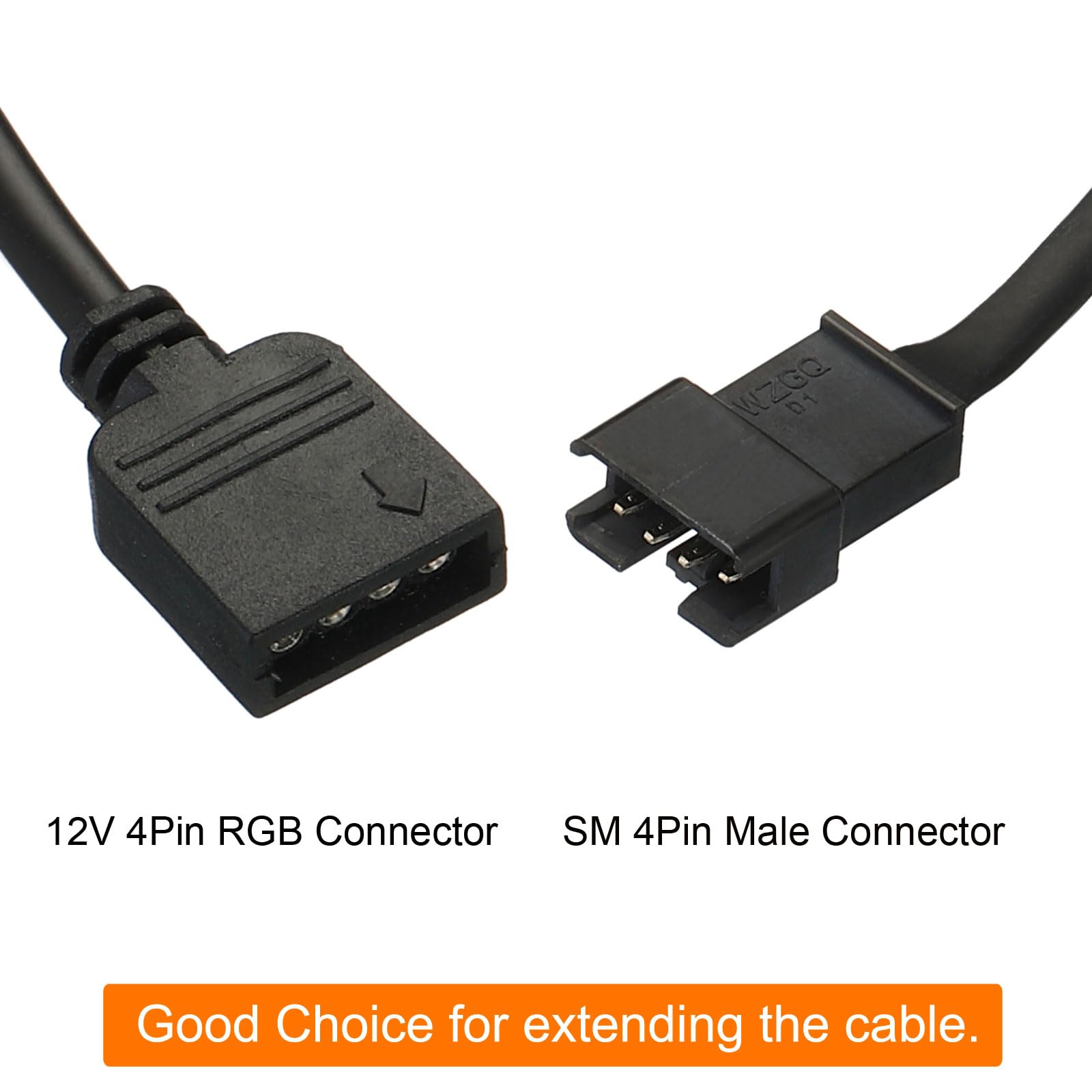 12v Splitter Uxcell ARGB Splitter 5V 3Pin To SM 3Pin Male Extension ...