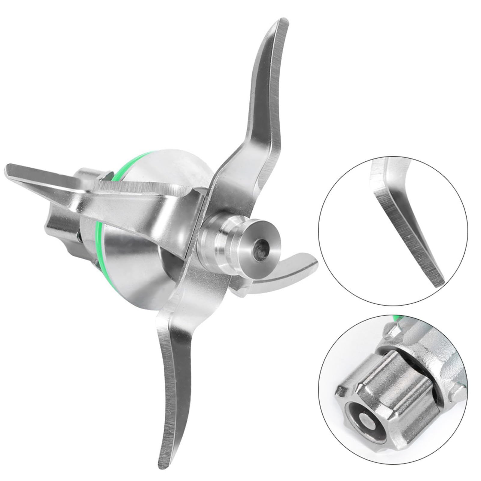 Lame de mixeur en acier inoxydable de qualité alimentaire, compatible avec le TM5 ; accessoires pour mixeur de cuisine silencieux et à haute résistance ; conception durable