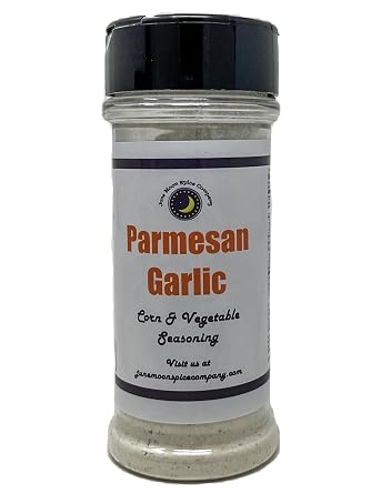 June Moon Spice Company | Parmesan Garlic Corn on the Cob & Vegetable Seasoning | Sugar Free | 5.5 fl oz | Crafted in Small Batches