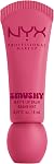 NYX Professional Makeup Smushy, Baume à Lèvres Mat, Couleur Douce Diffusée, Avec Poudre de Riz Mochi, Fini Mat Confortable, Couverture Modulable, Applicateur en Silicone, Parfum Biscuit au Chocolat, Teinte : Swipe 2 Smooth (Rouge Brun)