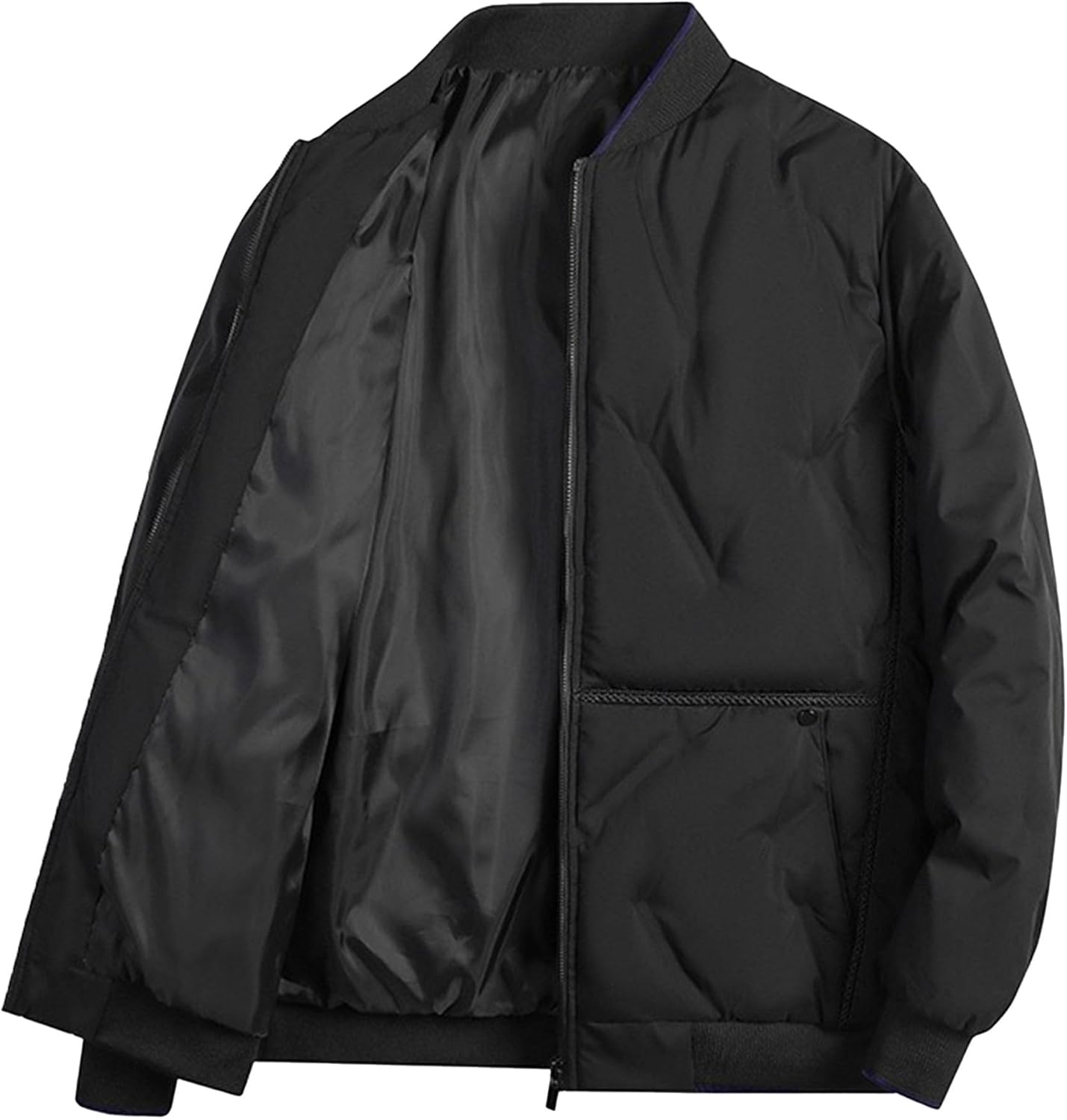 Maiyifu-GJ Men's Puffer Jacket Fall Winter Lightweight Jacket Windproof Thicken Warm Quilted Down Coat Outerwear