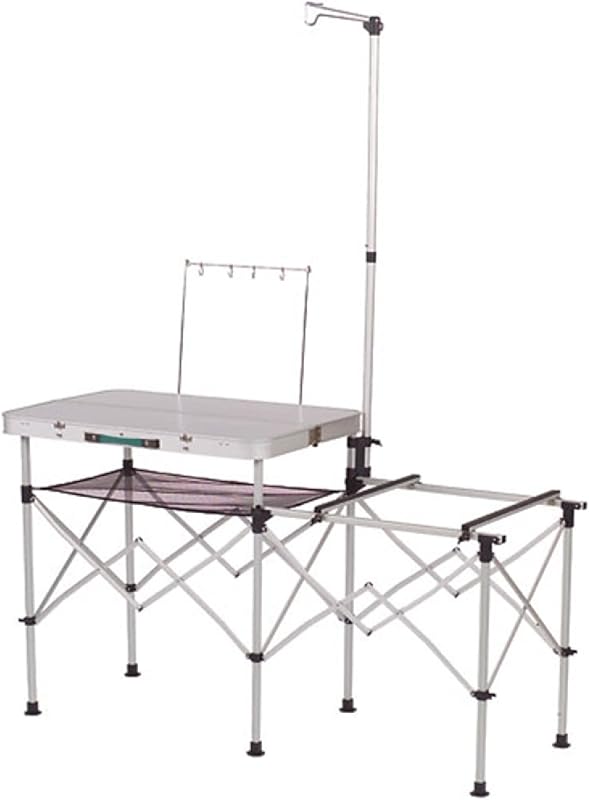 Pack-Away Portable Camp Kitchen, Outdoor Folding Kitchen with Food Prep Area, Great for Camping, Tailgating, Grilling & More
