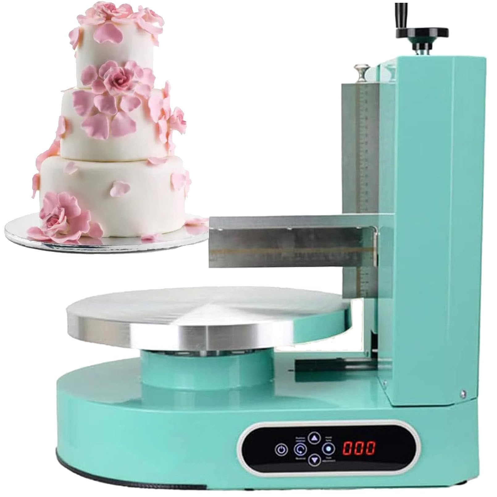 Macchina per glassa per Torte, Macchina Automatica per Decorare Torte - Strumento per Lisciare e raschiare la glassa Senza Sforzo per la Cottura Professionale