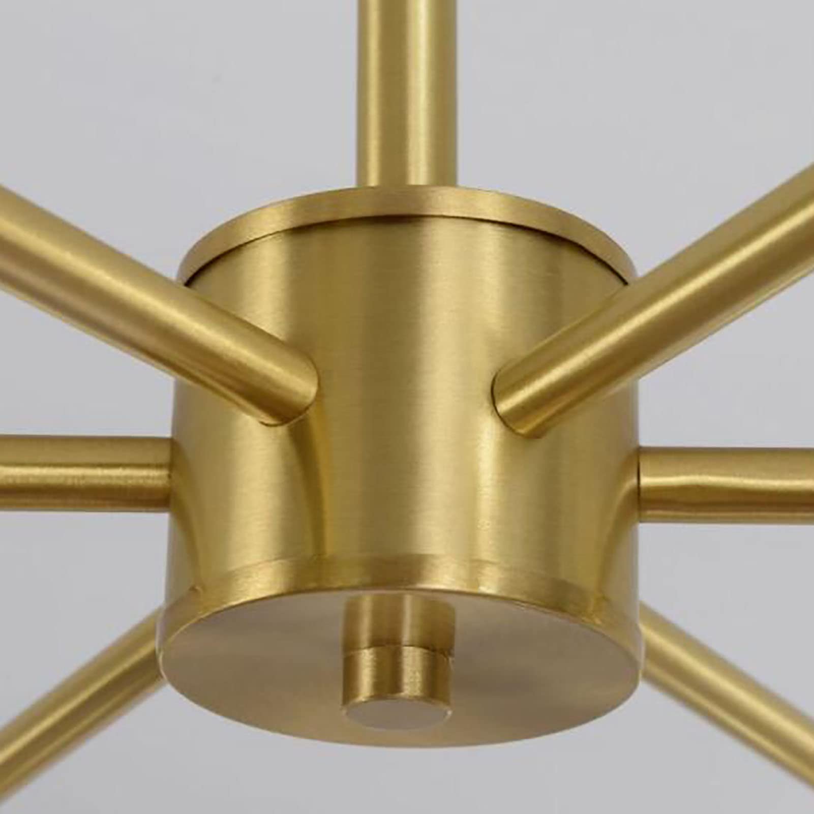 Nowoczesny złoty żyrandol, 12 lamp metalowa lampa wisząca do sypialni, biura, salonu, jadalni, kuchni, restauracji, schodów - 12t złota baterie domowe