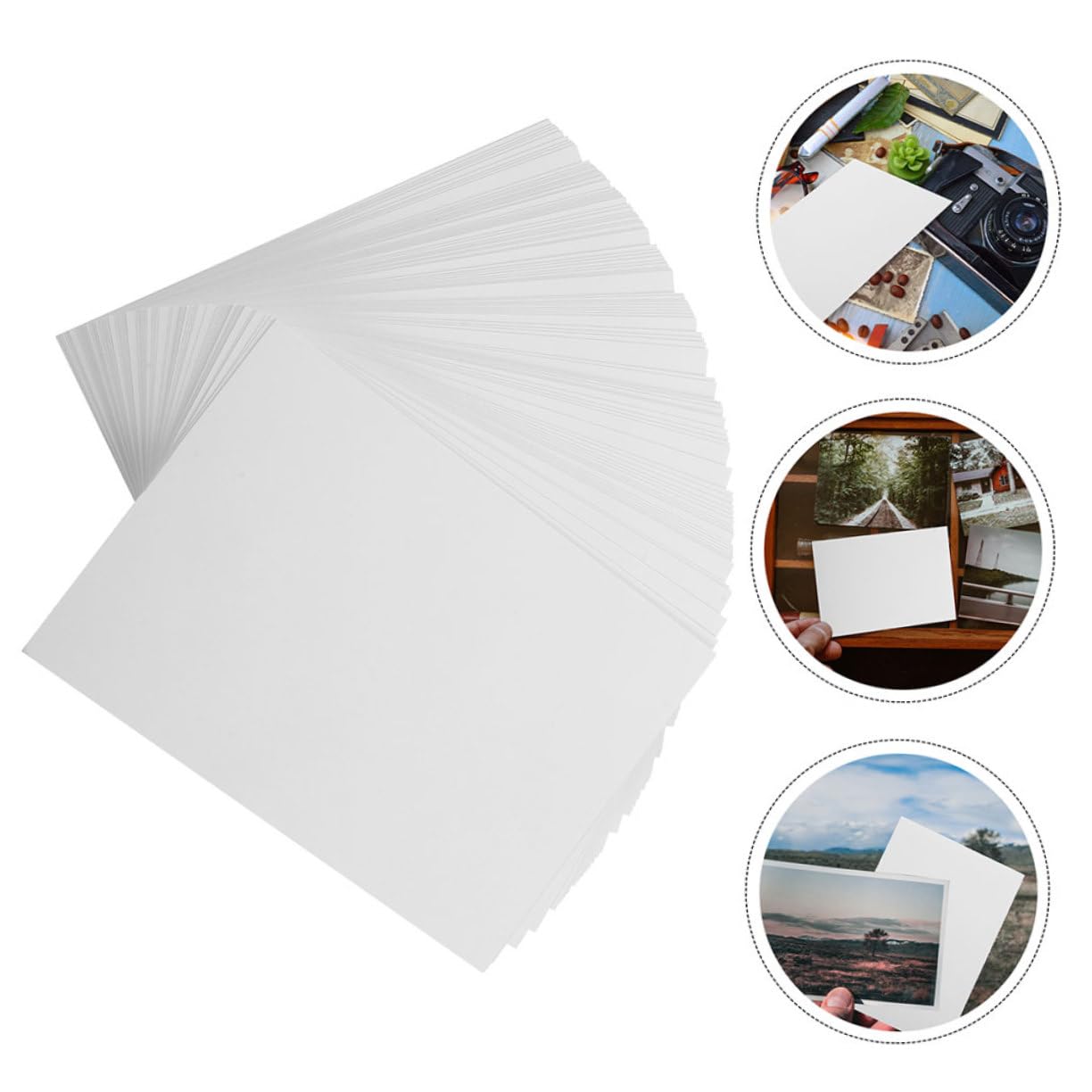 NUOBESTY 400blätter Hochglanz Fotopapier Für Drucker Glänzende Fotopapier Für Lebendige Bilder Für -projekte Und Fotodruck Zu Hause