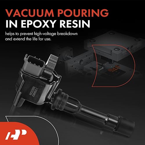 Miniatura 3 de A-Premium Paquete de bobinas de encendido del motor compatible con Mazda Protege 2001-2003 2.0L, Protege5 2002-2003 2.0L, Reemplazo # UF-407