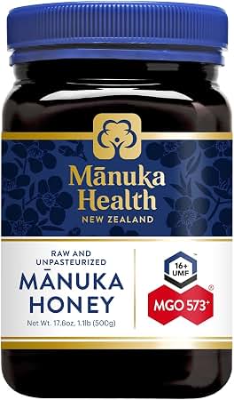 Amazon.com: Manuka Health UMF 16+/MGO 573+ Manuka Honey (250g/8.8