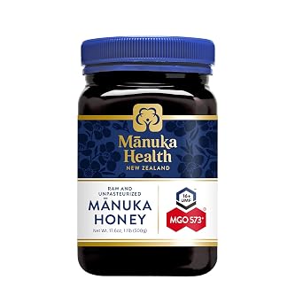 Manuka Health UMF 16+/MGO 573+ Manuka Honey 500g/17.6oz, Superfood, Authentic Raw Honey from New Zealand