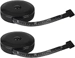 Body Measuring Tape, Retractable Sewing Tailor Tape, 150cm Black Dual Sided Measure Tape for Sewing Crafts Tailor Cloth Fabric