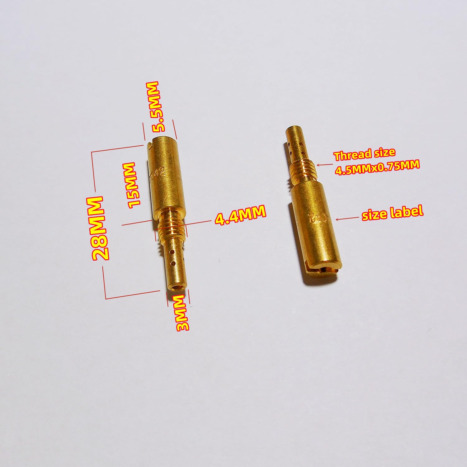 Amazon.com: (12 pcs/pack) for Keihin carburetor N424-22 Pilot/Slow