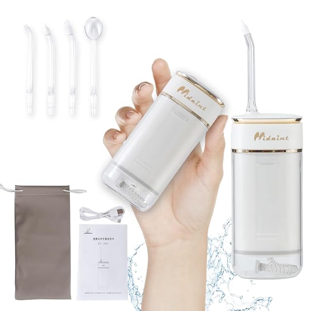 Travel Water Flosser Cordless Braces Cleaner Portable mini Water Flosser Oral irrigater Dental Flosser for Kids Adult Gums