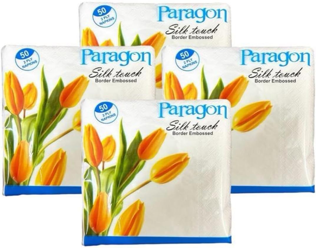 Paragon Silk Touch 2 Ply Tissue Paper | 200 Pulls, 400 Sheets | Pack of 4