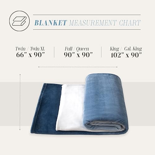 Vista 202 de Elegant Comfort Manta de lujo aterciopelada, ligera para todas las estaciones, ultra afelpada, suave, acogedora y mullida para sofá, cama, viajes