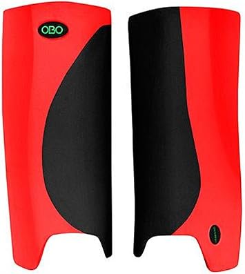 OBO Robo Hi-Rebound Legguards - Black/Red - Medium