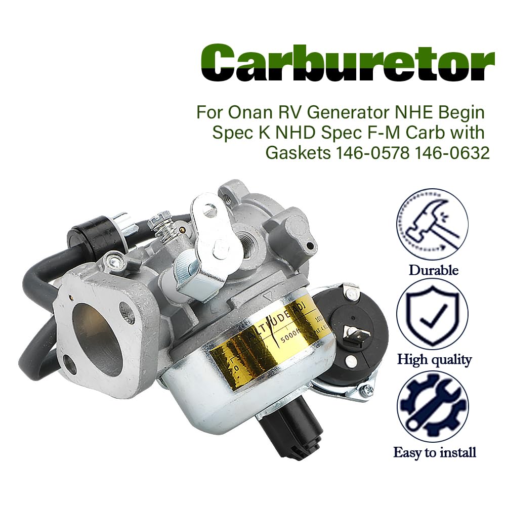 MOPASEN 146-0665 Carburetor Replacement for Onan RV Generator NHE