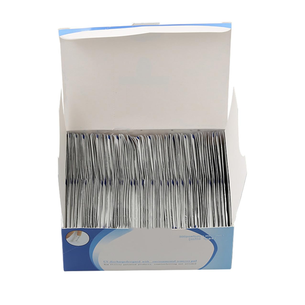200pcs Disposable Nail Wipe Pads for Gel Polish Remover Environmentally Friendly Nail Wraps Sealed Pack for Manicure Soak Off Easy Polish Removal