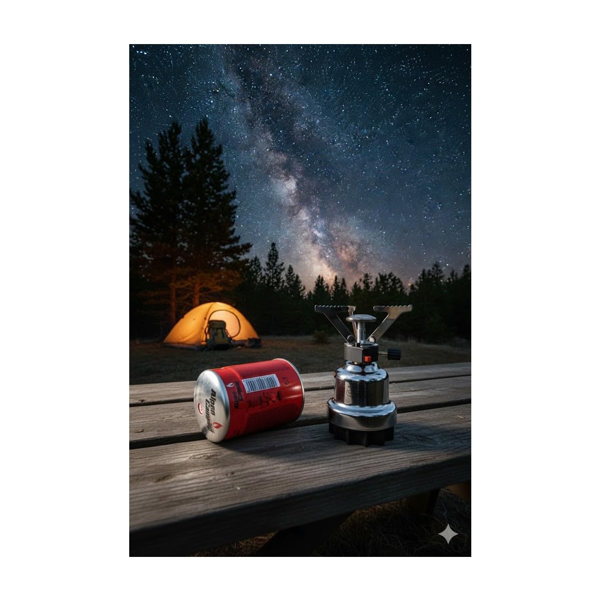 ALPEN CAMPING Pack 36 Cartouches Gaz 190g Butane Propane Mix Sécurité Stop Gaz EN521 Recharge Universelle Perçable Type 200
