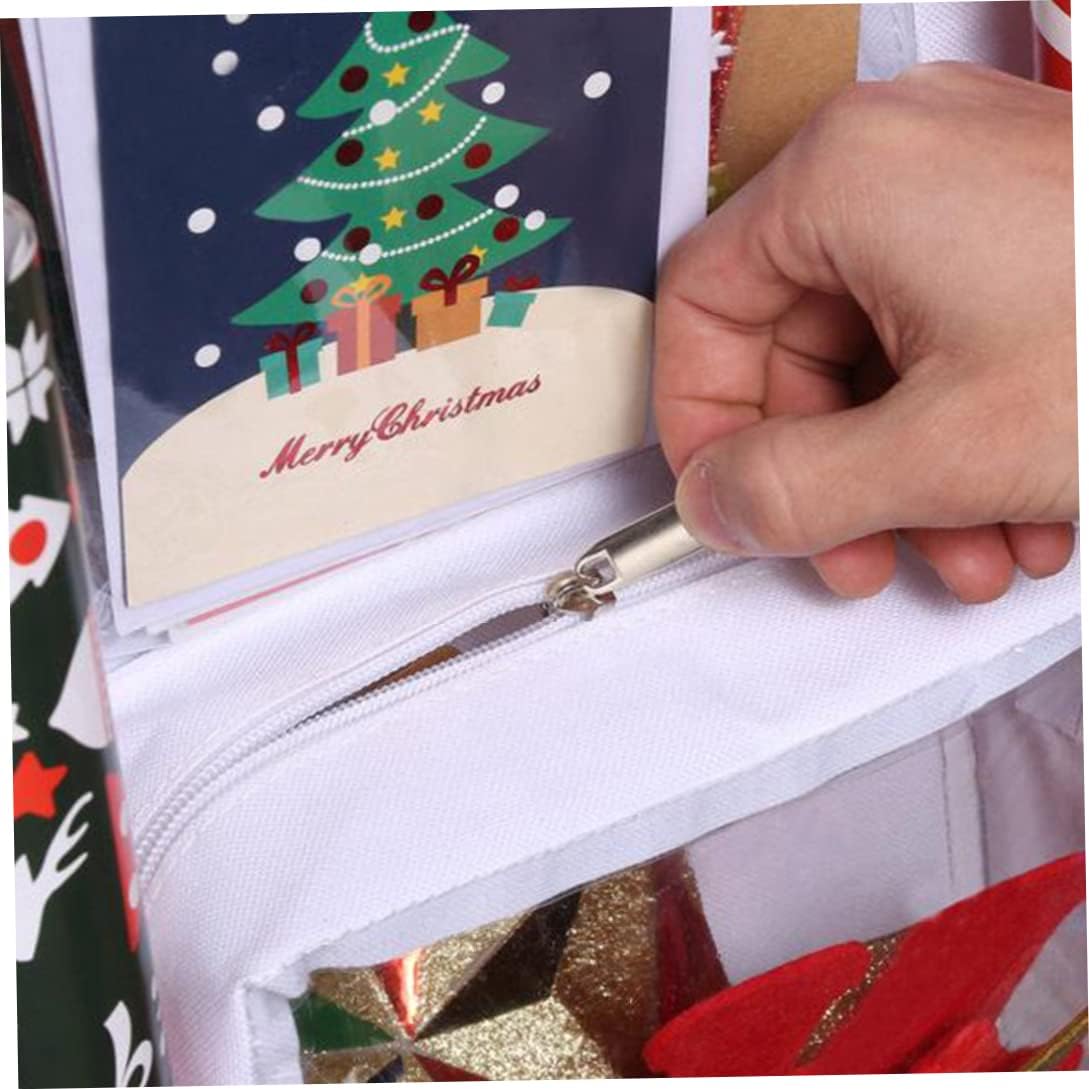 Eioflia Christmas Wrapping Paper Organizer Double-Sided Rear Door Gift Wrapping Paper Storage Bag Wrapping Paper Organizer,Double-Sided Gift Wrap Organizer,Wrapping Paper Storage Bag,Door Storage : Home & Kitchen