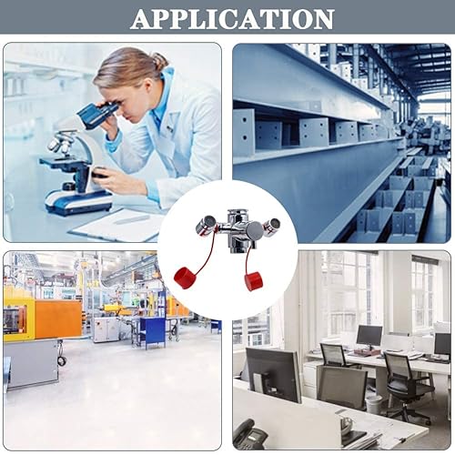 Miniatura 13 de Kit de Estación de Lavaojos Montada en Grifo, Unidad de Lavaojos de Emergencia, Kit de Enjuague de Ojos de Primeros Auxilios Aprobado por OSHA, 1x